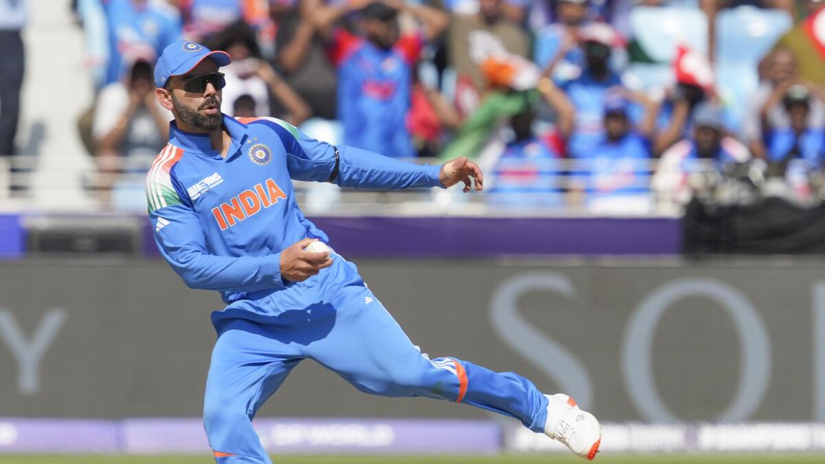 IND vs AUS: Virat Kohli surpasses Ponting for most catches by fielder in ODIs during Champions Trophy 2025 semifinal